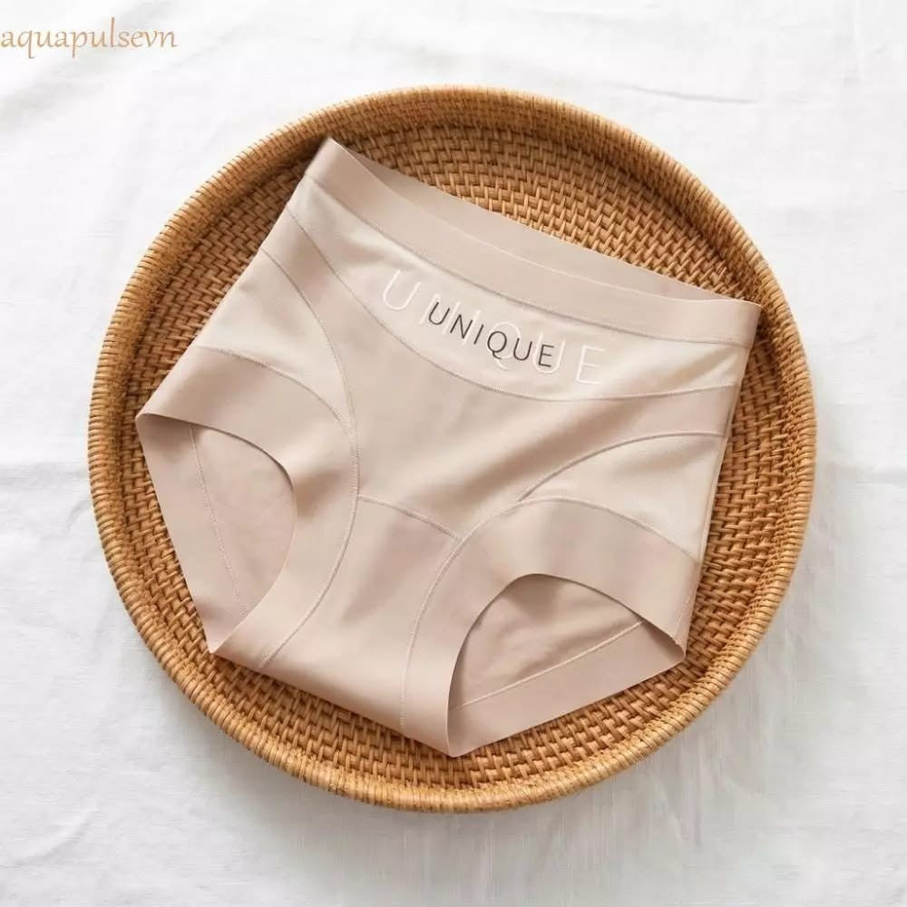 Beige Seamless High-Waist Shaping Brief