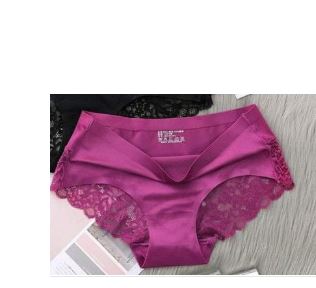 Magenta Lace Brief Panty