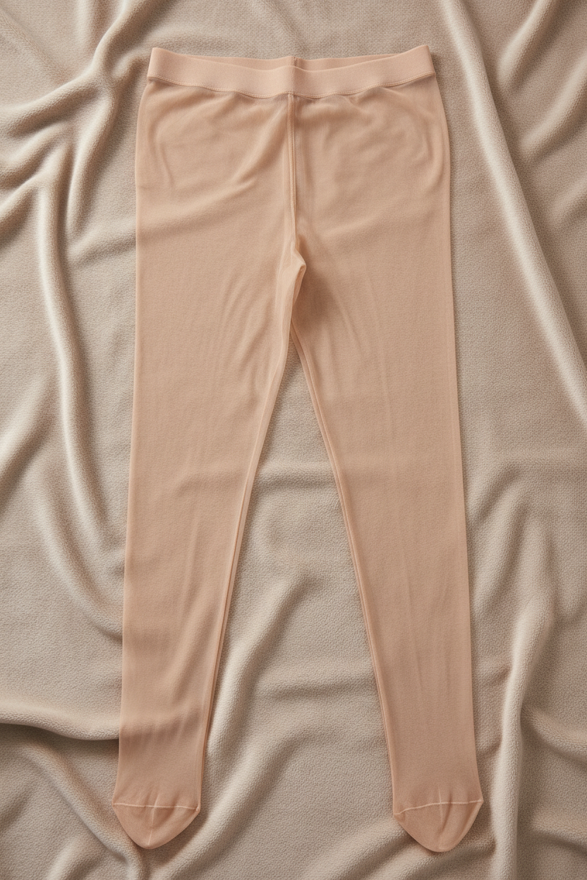 Nude Sheer Tights Full View